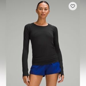 Lululemon Size 4 Swiftly Tech Long Sleeve Shirt Hip Length